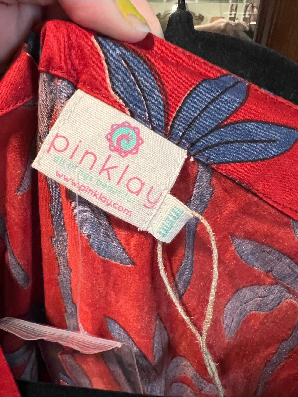 NWT Pinklay block print maxi dress - Picture 2 of 6